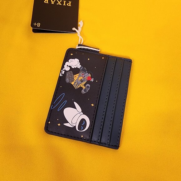 Loungefly Disney Pixar WALL-E EVE & WALL-E Flying Cardholder NEW - Picture 7 of 9